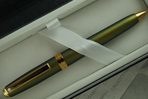 Cross Sheaffer Made in the USA Prelude Lightning Incandescent Green with 22 Karat Gold Appointments Ballpoint pen and Sheaffer Journal .Corporate gift