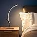 Produktbild Gebogene LED Schreibtischlampe, 8W LED Spiral Tischlampe mit Dimmbare Schalter, Modern Nachttischlampe aus Aluminium, für Schlafzimmer Wohnzimmer Buro, Höhe 50CM-1.5M Kabel, (Schwarz)