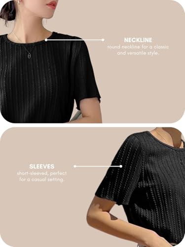 Image of GRECIILOOKS Women's Poly Cotton Regular Fit Crop Top, Loose Fit Oversized Shirts & Stylish Korean Tank Tops for Summer Wear (Available in Plus Size)