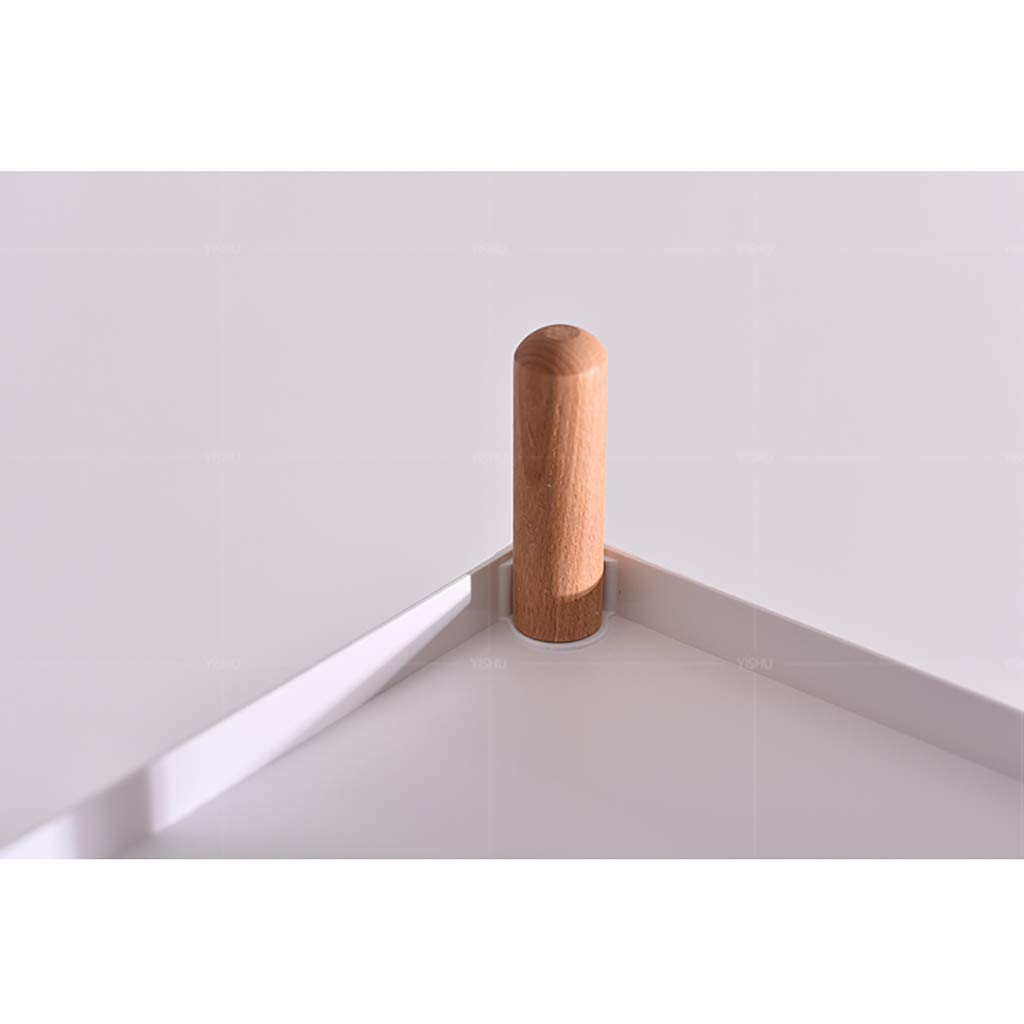 Carro de Servicio con Soporte de Madera, Bandeja de Polipropileno de 2 o 3 Niveles y Ruedas con Bloqueo. Ideal para cocinas, hoteles y restaurantes.