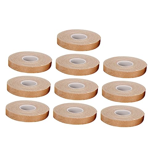 Baluue 10 Piezas Cinta guzheng transpirable cinta protectora de dedos estirar la cinta autoadherente finger protector esparadrapo transparente cintas para dedos para pipa cintas guzheng