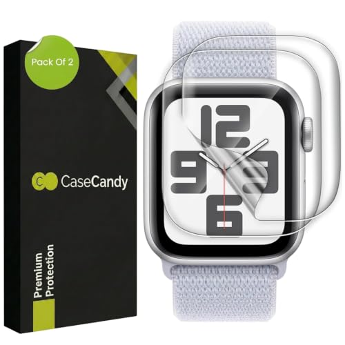 Image of BIGFACE CaseCandy - [Pack of 2 Screen Protector for Apple Watch 40mm | Apple Watch SE 3 /SE 2 /SE 1 /Series 6 /5 /4 Screen Protector (40mm) - Anti-Scratch /Self-Healing /Bubble Free /HD
