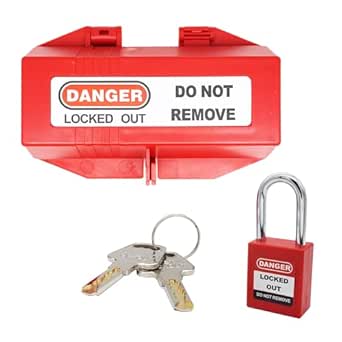 SAWISPHY Plug Lockout Tagout with Safety Padlock for 220V Large ...