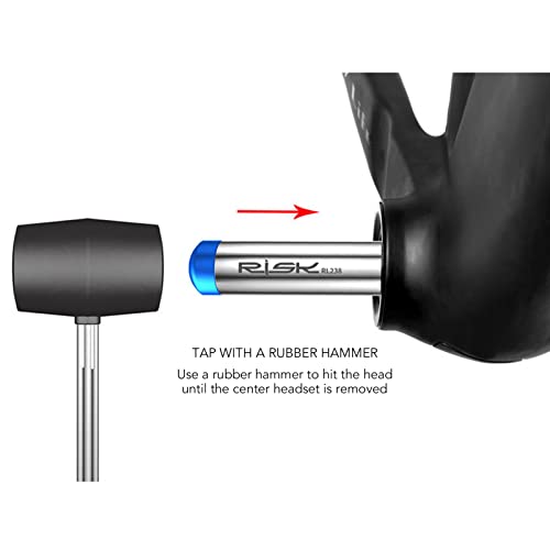 Keenso Bike Headset Cup Removal Tools Press in Hollow Bottom Bracket Removal Tool for BB86 PF30 BB92 Bike Crankset - Image 4