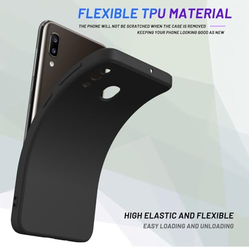 Image of for Samsung Galaxy A20 Case Black, A30 Case Scratch Resistant with Soft Touch, Slim Thin Phone Cover for Samsung Galaxy A20 A30