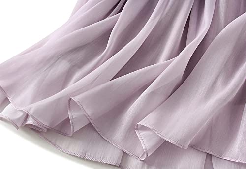 Jupe tulle brillant dégradé chic pour femmes taille élastique