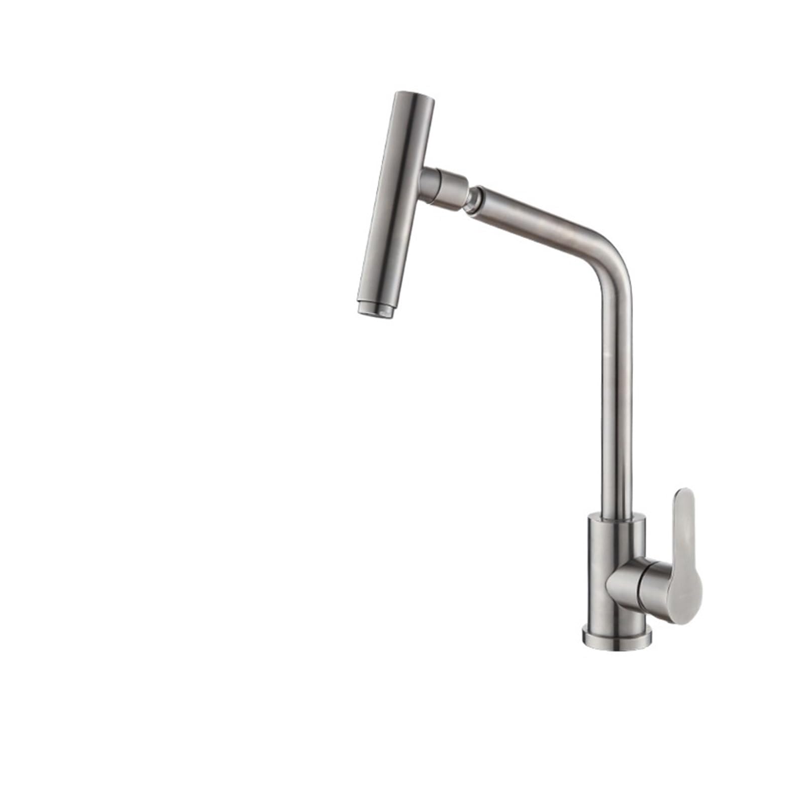 Robinet de cuisine pour lavabo de légumes et évier orientable en acier 304