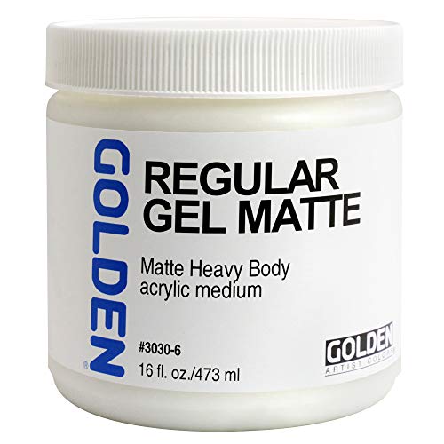Golden Acrylic Medium: 473ml.. Gel Ordinario o Regular Mate"