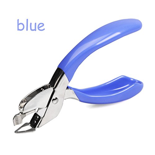 Staple Removers Staple Pull Office Staple Removal Tool Hand-Held Comfort And Energy Saving, No Damage To Paper(Pink And Blue) #TOP2