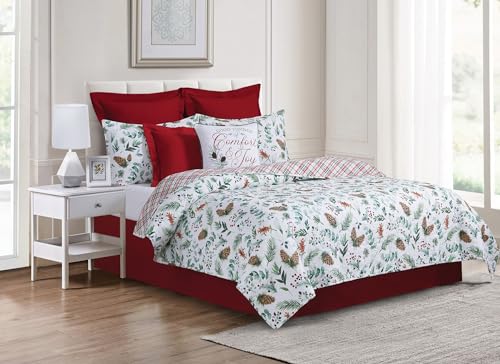 C&F Home Jovie King Quilt Set Cotton Reversible Machine Washable Lightweight Bedspread Coverlet King 3 Piece Set Green