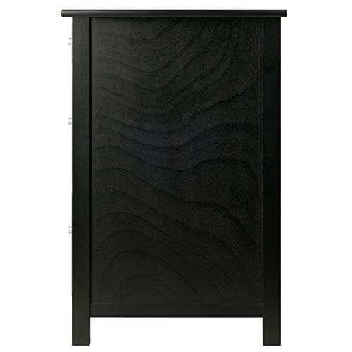 Winsome Delta File Cabinet Black Home Office #TOP5