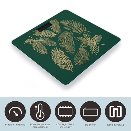 Báscula Digital de Baño con Pantalla LED y Vidrio Templado miniatura 3