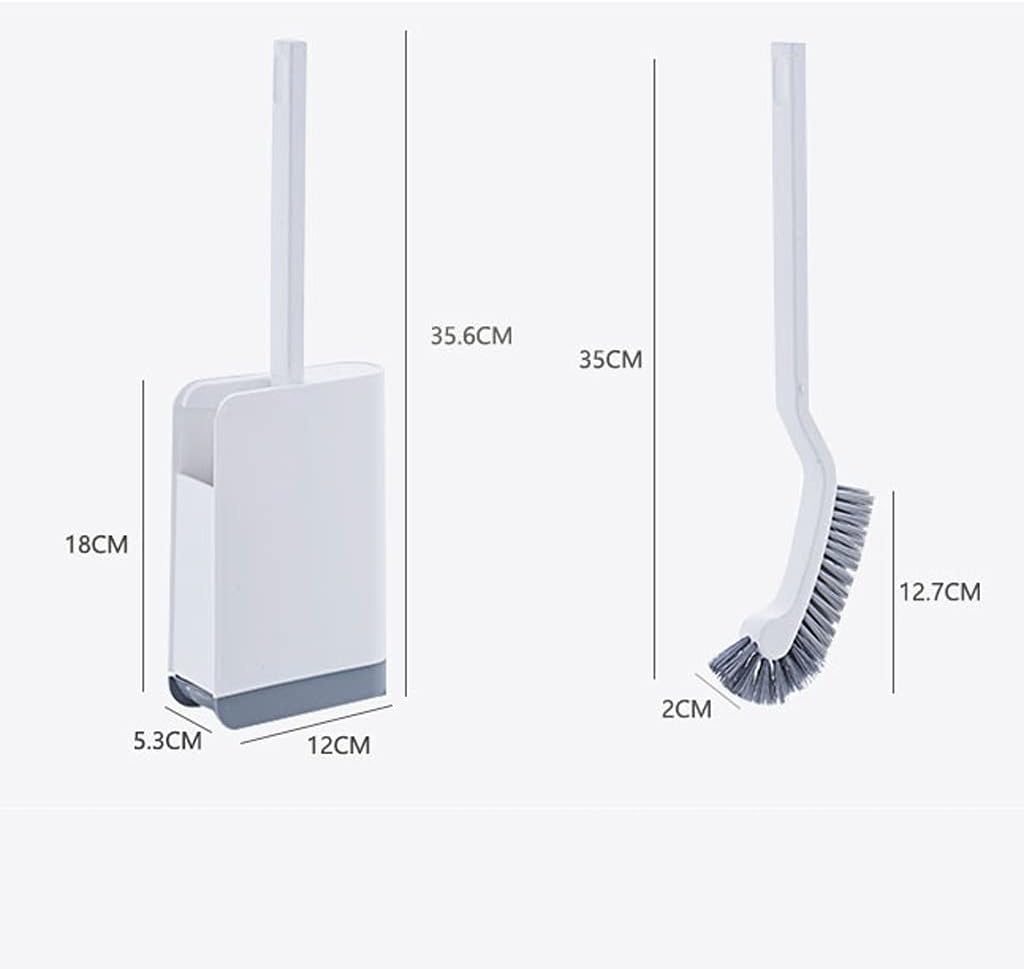 Toilet Brush and Holder Set, Toilet Brush Bathroom Toilet Cleaning Brush Creative Household Bathroom Toilet Bowl Brush Tools Accessoires Toilet Cleaning Bathroom Toilet Brush Holder Furn