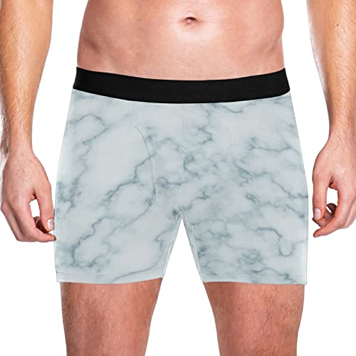Bóxer para hombre calzoncillos elásticos ultrasuaves ropa interior azul pack de 2 2