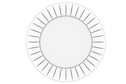 Platos de vidrio Barski con borde diseñado 12.6 pulgadas miniatura 1
