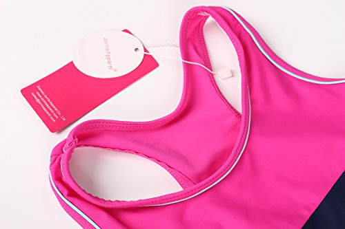 Image of JerrisApparel Little Girls' Summer Two Piece Boyshort Tankini Kids Swimsuit