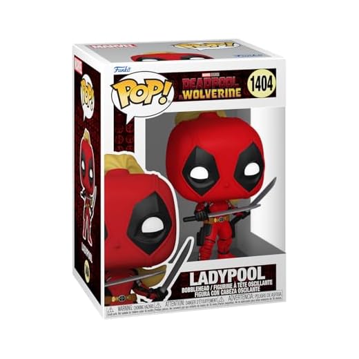 Funko Pop! Marvel: Deadpool & Wolverine - Ladypool - Figura de Vinilo Coleccionable - Idea de Regalo - Mercancia Oficial - Juguetes para Niños y Adultos - Movies Fans - Muñeco para Coleccionistas