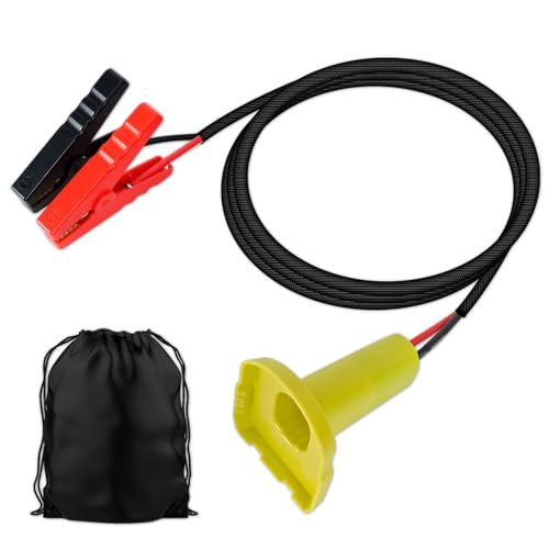 Jumper Cables with Adapter for Ryobi 18V Battery 3.3FT 8AWG Portable Battery Jumper Starter Automotive Booster Cables Power for Car Jump Starting Using Tool