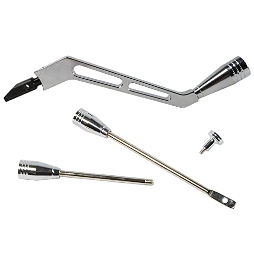 Nbauto Aluminum Column Shifter Lever,Turn Signal, Lever Hazard Boots & Tilt Kit Compatible With 1967-1994 G-M Columns C-Hevy Oldsmobile Pontiac Cadillac #TOP6