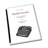 Smith Corona Silent Typewriter (1939-1947) Operating Instructions User Manual Reproduction of Vintage Original Floating Shift Models