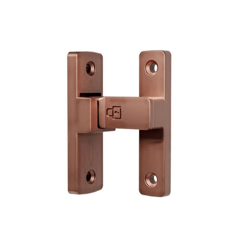 Zinc Alloy Heavy Duty Gate Latch Bolt, Foldable Security Lock for Cabinet(Style 6)