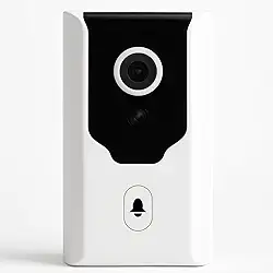 Campainha Inteligente com Câmera Wi-Fi, Visão Noturna HD, Áudio Bidirecional, Conexão USB, Monitoramento em Tempo Real