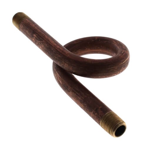 1/4" Straight Brass Steam Gauge Siphon Loop (180)