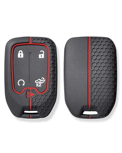 Coque de clé en silicone pour GMC Sierra protège des boutons usés et cassés