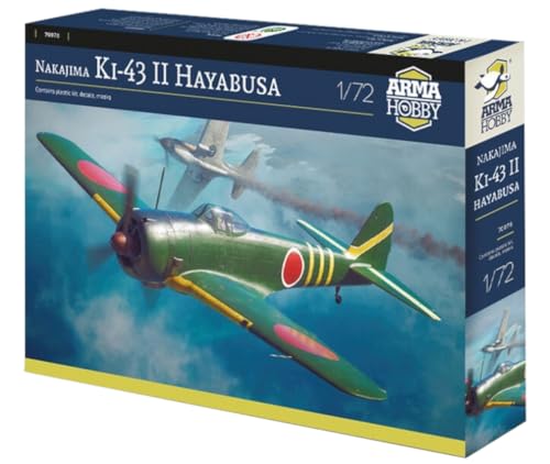 Maquette Nakajima Ki-43 II Hayabusa 1/72 Arma Hobby kit de haute précision 70078
