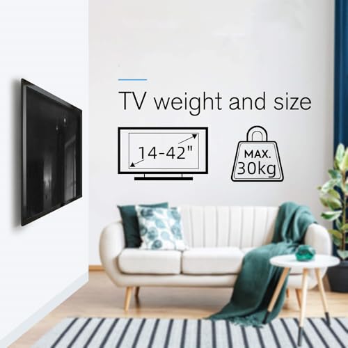 Support TV mural fixe SCRUBY écran LED LCD plasma VESA 200x200