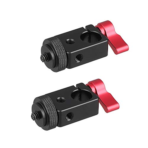 Image of CAMVATE 15mm Single Rod Clamp with 1 /4-20 Screw Mount for Monitor LED Light
