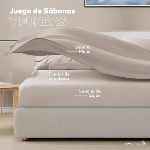 Reviews de Sabanas king size del mes. 24 sabanas king size marca Dreamlab (3)