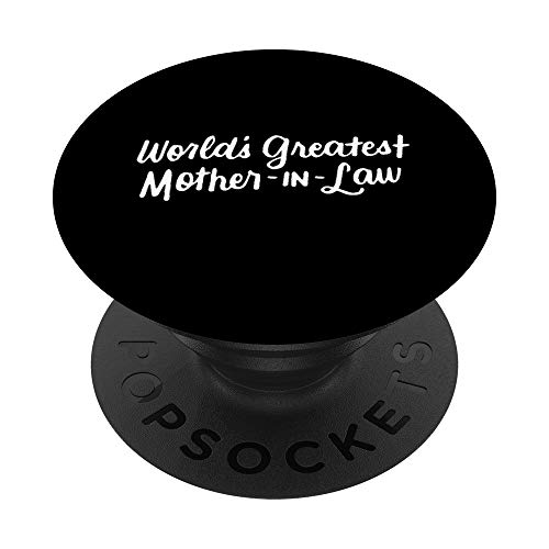 Regalo Más Grande De La Madre En La Ley De Los Mundos PopSockets PopGrip: Agarre intercambiable...