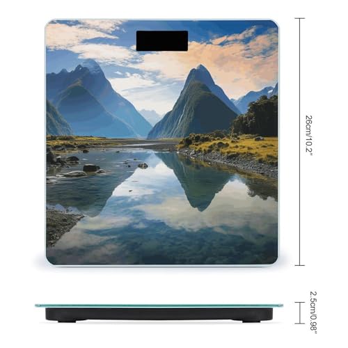 Báscula Digital de Baño Fiordland National Park 26x26 cm miniatura 2