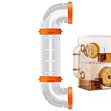 Material resistente: hecha a mano con materiales perfectos, este túnel de hámster cuenta con una pared de tubería engrosada, asegurando una vida útil prolongada y un disfrute duradero para su mascota