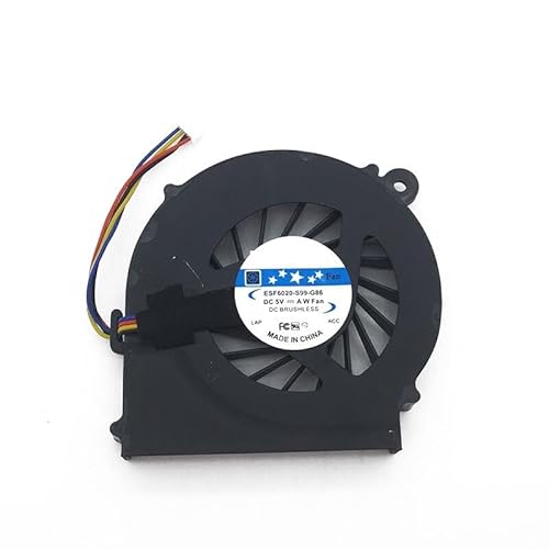 HAOOZAE Ventilador de CPU para portátil HP Pavilion g6-1159er g6-1160er g6-1162er g6-1182sr g6-1202sr g6-1d70ca g6-1205er g6-1206er, 4 Pines