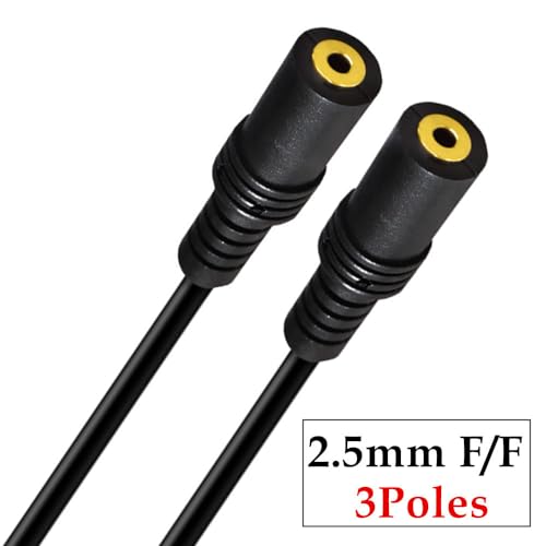 Cable Extensor de Audio 2.5mm Hembras 30 cm miniatura 3
