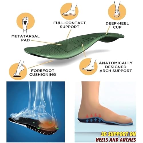 HUIQINGLI Women's Winter Plush Lined Flat Shoes, Comfy Orthopedic Arch Support Shoes, Embroidered Patchwork Slip-On Warm Snow Booties 5