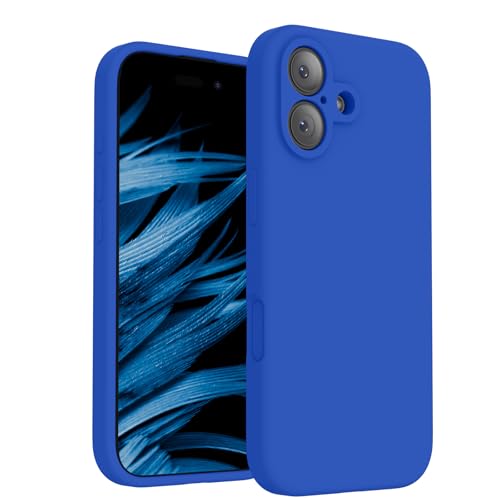 Image of FireNova Magnetic for iPhone 17 Case, Compatible with MagSafe, [Integrated Silicone Camera Control Button] [Camera Protection] Anti-Scratch Microfiber Lining Phone Case, 6.3 inch, Klein Blue