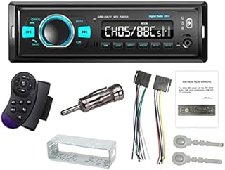 NC 1 Din Car Radio Stereo DAB/DAB+/FM Receiver Car Digital Radio System BT4.2 U-Disk TF Crad MP3 Player Dual USB Port