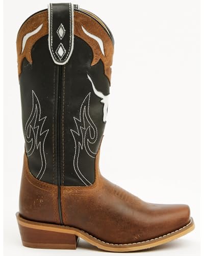 Cody James Boys' Little Show Time Western Boot Square Toe - Bcbfa25p42