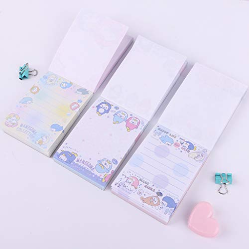 Eclife Kawaii Stationery memo Pad segnalibro