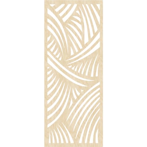 Image of Chester Decorative Pierced Fretwork Wood Wall Panels, 19 3 /8 inchW x 49 3 /8 inchH x 1 /4 inchT, Birch