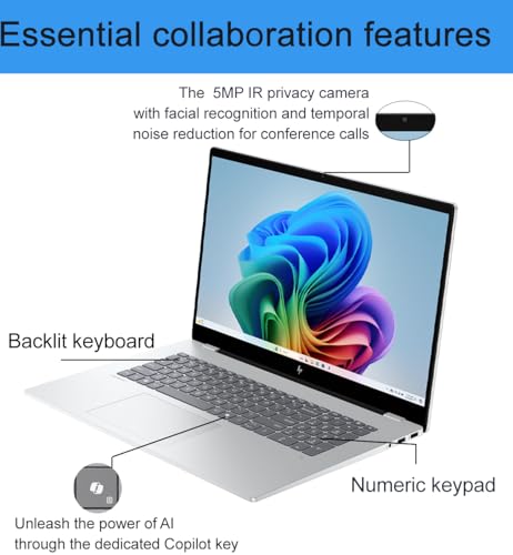 Image of HP OmniBook 7 AI Laptop (17.3 inch FHD Touchscreen, NVIDIA RTX 4050 6GB, Intel Core Ultra 7 258V, 32GB DDR5, 4TB SSD) Copilot+ PC, Next Gen Envy 17 for Business, Gaming & Design, IR Webcam, Win 11 Pro