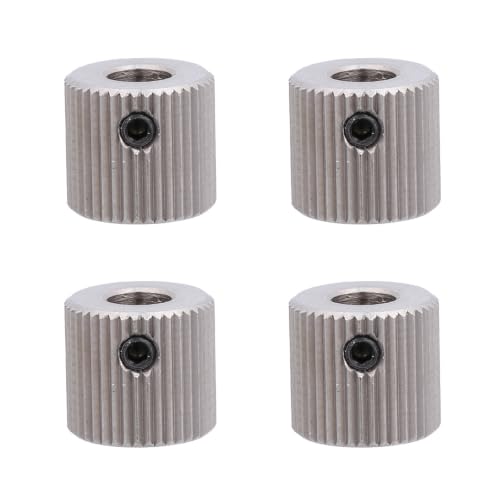 PartyKindom 8pcs Teeth Reducer Extruder Feed Wheel Inner Hole for Printer Extrusion Wheel Printer Feeding Gear Drive Gea