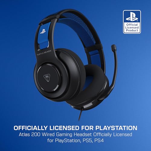 Image of Bundle of Turtle Beach Atlas 200 Wired Gaming Headset Officially Licensed for PS5 & PS4 - Black + Victrix Pro BFG Reloaded Wireless Gaming Controller Officially Licensed for PS5, PS4, PC