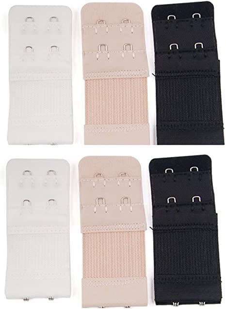 vietnam Bra Extender 2 Hooks 2 Rows Stretchy Soft and Comfortable Women's Bra Strap Extenders Bra Band Pack of 6-image-44
