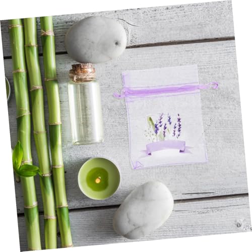 Zerodeko 20 bolsas de malla vacías para lavanda miniatura 4