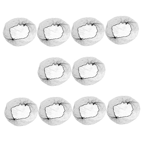 Genérico 100 Piezas red para el cabello pinzas para el cabello productos coletero hair topper neveras negras redecillas de nailon para el cabello moño de pelo de malla elástica nylon Black