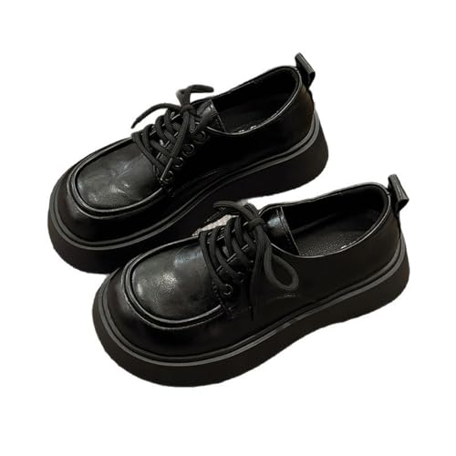 [LECMT] ������� ���[�X�A�b�v�V���[�Y ���f�B�[�X �v�C ���ꃍ�[�t�@�[ �J�W���A���C ���[�J�b�g ���r �p���v�X 23.0cm �R �\�[�� ���K �҂ݏグ �}�j�b�V�� �t���b�g�V���[�Y ���Ȃ� �؍��� �p���� ���ꂢ�� �u���b�N ���w�� �w���C